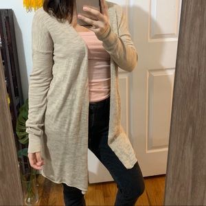 Tan cardigan
